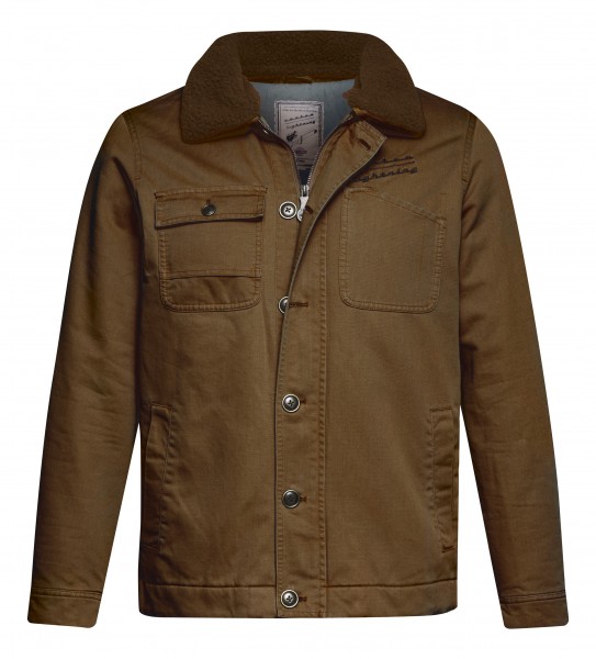 Slika MOŠKA JAKNA "CONTRA" RJAVA