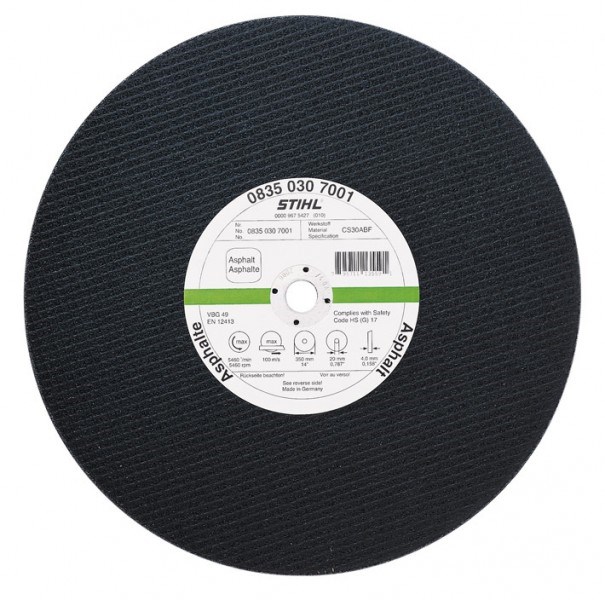 Slika BRUSILNO-REZALNA PLOŠČA IZ UMETNE SMOLE ZA ASFALT