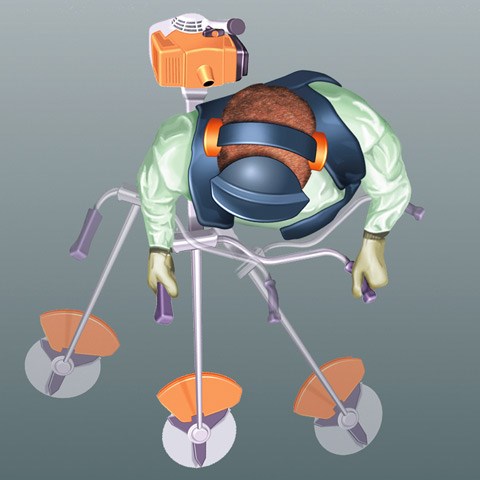 Slika Ergonomski dvodelni ročaj (ročaj za košnjo)